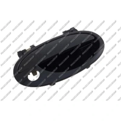 Imagen de PRASCO OP0308001 Manecilla de Puerta exterior, Delante, derecha negro liso OPEL: Combo C Furgón / Familiar, Corsa Hatchback