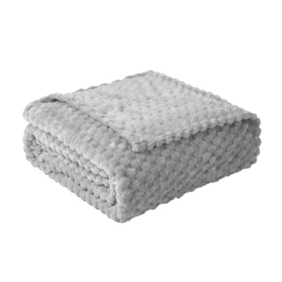 Imagen de Good Nite Manta mullida de 230 x 200 cm, Suave Microfibra para sofá, cálida Forro Polar sofá y Cama, Dormitorio, Oficina, Gris