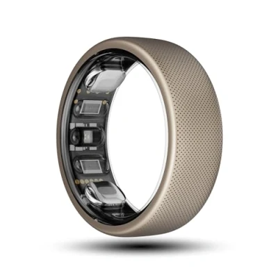 Imagen de Amazfit Helio Ring Talla 12, Anillo Inteligente con monitorización del sueño, Ritmo cardíaco, Resistencia al Agua 10 ATM 3.82 g Ultra Ligero Fitness Tracker hasta 4 días de duración la batería