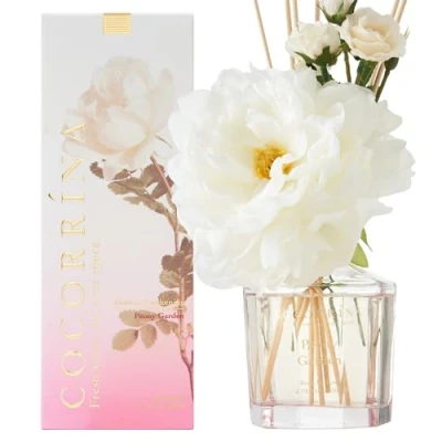 Imagen de Cocorrína Flor Difusor de Varillas con 8 Fragancia 250ml/ Jardín peonías/Ambientadores Hogar, Ambientador Varillas/difusor Aromas/para Decoración Baños y Estanterías