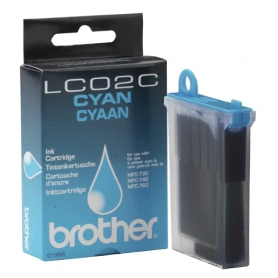 Imagen de Brother LC 02C cartucho de tinta cian (original)