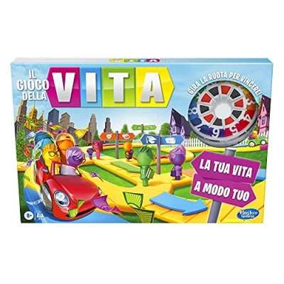 Imagen de Hasbro Gaming El Juego de la Vida, un Apto para Toda Familia 2 4 Jugadores, Mesa niños a Partir 8 años