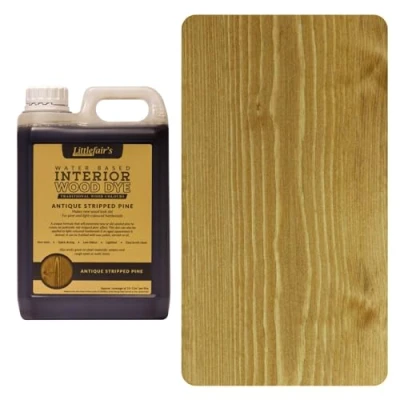 Imagen de Littlefair&#039;s Tinte para Madera 2.5ltr Acabado Premium, Fácil de Usar y Limpiar Basado en Agua, Seguro Ecológico Disponible Muchos Colores Color: negro ébano