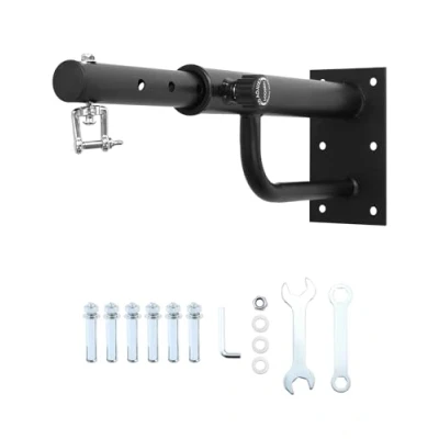 Imagen de QWORK® Soporte para Saco de Boxeo Acero Macizo, Ajustable 43 63 cm, Capacidad Carga 150 kg