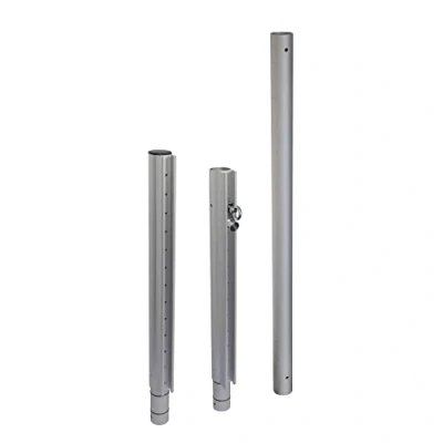 Imagen de Windhager mástil de toldo Premium, Regulable en Altura, Poste Acero, Barra Soporte para toldo, Inoxidable, Altura máxima del 242,5 cm, 10703