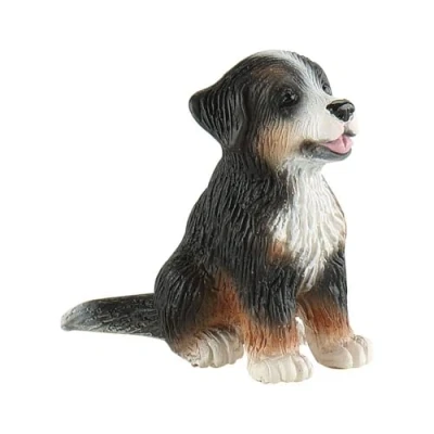 Imagen de Bullyland 65437 Figura de Juego, Cachorro Perro montaña Berna Joy, Aprox. 4 cm Altura, Pintada a Mano, sin PVC, para Que los niños jueguen con la imaginación