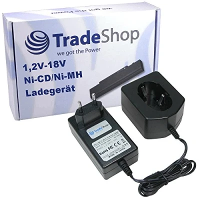 Imagen de Trade Shop cargador de batería rápido compatible con Würth 70291510061, 7256020, 7251017, 0702915, 70291510, ANG12