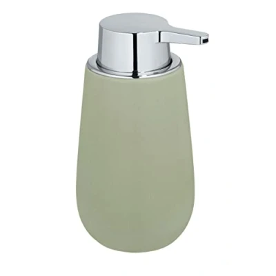 Imagen de WENKO dispensador de jabón Badi Verde Suave cerámica líquido, detergente