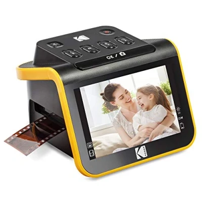 Imagen de KODAK Slide N SCAN con Gran Pantalla LCD de 5 Pulgadas, conversión Negativos y Diapositivas en Color, Blanco Negro 35 mm, 126, 110 Fotos Digitales JPEG 22MP Alta resolución