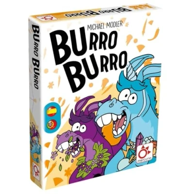 Imagen de Juego Burro Burro. Elige sabiamente los Dados para Que Tus Cartas valgan lo Menos Posible. 10x12,5x2,5 cm