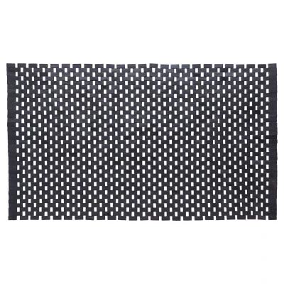 Imagen de Sealskin Woodblock Alfombra de baño 52x90 cm Teca Negro