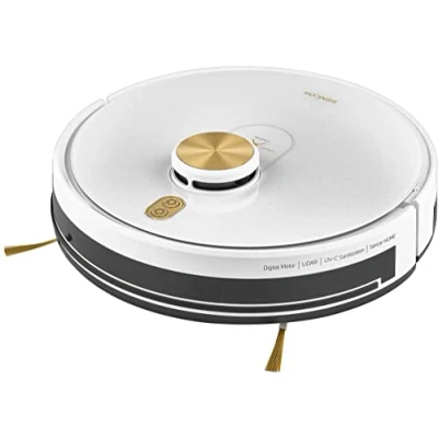 Imagen de Sencor Robot Aspirador y Fregasuelos, Lámpara de Desinfección UVC, WiFi con Aplicación, Cartografía en 5 Pisos Planificación Inteligente, Navegación Láser Precisa, Detección Obstáculos, 120min