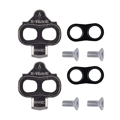 Imagen de LOOK Cycle Calas X Track Desenganche Unidireccional Ultra Compacta Ligero Libertad Angular 6 para MTB, Paseos en Grava o Urbano
