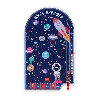 Imagen de Legami Mini Flipper, Juego portátil, 17,7 x 29 cm, Tema Space, PBG0004