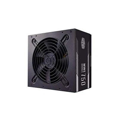 Imagen de Cooler Master MWE 750 Bronze V2 Fuente de Alimentación (PSU) EU, 80 PLUS Bronze, Ventilador HDB 120 mm Termosensible, Circuito CC a + LLC con Raíl Único +12V 5 Años Garantía