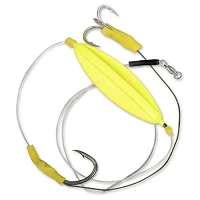 Imagen de Black Cat Silent Combi Siluro Rig 200cm (Size 8/0 + 2/0) Bajo de línea para pez depredador