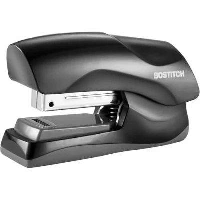 Imagen de Bostitch Office Grapadora resistente de 40 hojas, tamaño pequeño, se adapta a la palma tu mano; negro (B175 BLK)