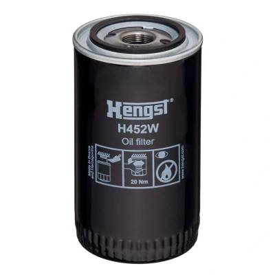 Imagen de HENGST FILTER H452W Filtro de aceite M24x1,5 enroscable