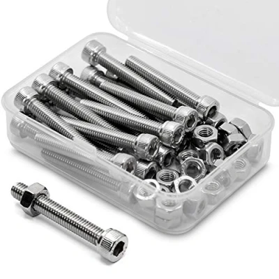 Imagen de M6 * 40mm 20 piezas Caja de combinación tuerca y perno Allen 304 Pernos acero inoxidable