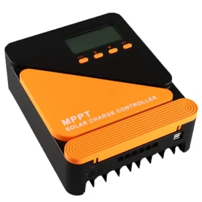 Imagen de SolaMr 10A MPPT Regulador de Carga Solar 12/24V Parámetro Automático Ajustable con Pantalla LCD y Doble Puerto USB Panel Batería para Gel Sellado Inundado Litio GM D10A