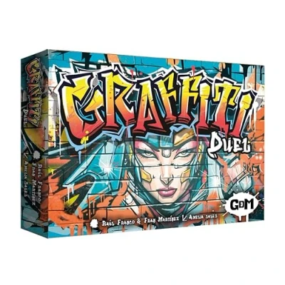 Imagen de GDM Graffiti Duel Juego de Mesa Medium Strategy Game Exclusivo 2 Jugadores A Partir 10 años. 20 min.