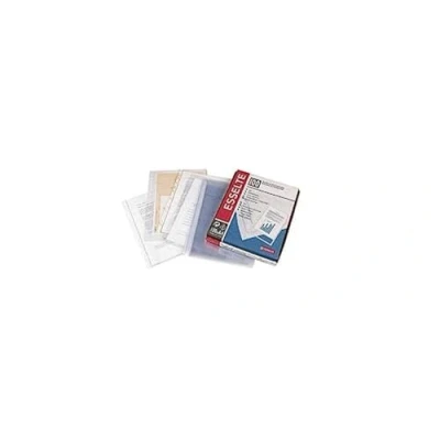Imagen de ESSELTE 46101 Fundas portadocumentos COPYSAFE PP Cristal sin refuerzo 120 micras (caja 100 ud.) Folio. 16 taladros