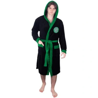Imagen de Celtic FC Batín con Forro Polar y Capucha para Hombre Producto Oficial Negro M