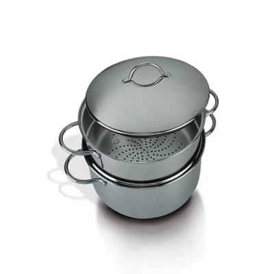 Imagen de Barazzoni Vaporset S/Fondo ø24cm, Capacità 4.5 lt, Acciaio INOX 18/10, Made in Italy