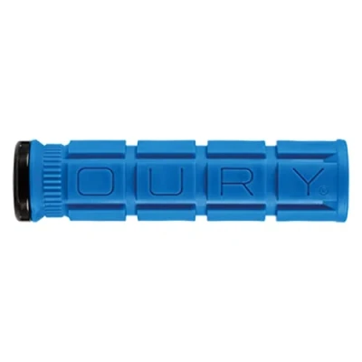 Imagen de Oury Grip 0696260000302 Puños para Bicicleta con Bloqueo, Deja Azul, Talla Única, Unisex Adult