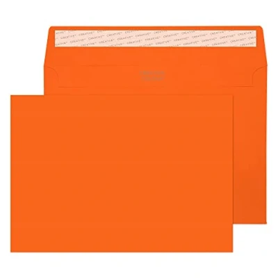 Imagen de Design Range 305 Sobres con cierre autoadhesivo (C5, 500 unidades), color naranja