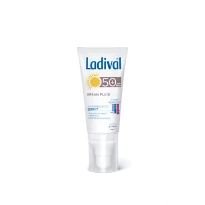 Imagen de Ladival Urban Fluid SPF 50 Crema solar mate facial con textura ultra ligera adecuada para el uso diario 1 x ml