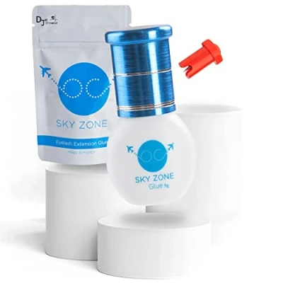 Imagen de Pegamento para pestañas Sky Glue extensiones de Profesional Fijación ultrafuerte larga vida útil zonas 5ml (zona)