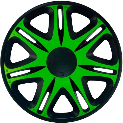 Imagen de J TEC Nascar J14513 Tapacubos 14Pulgada negro/verde