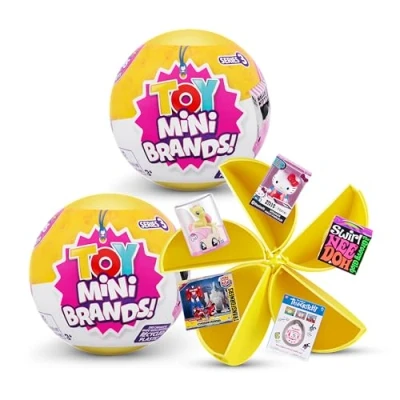 Imagen de 5 Surprise Mini Series 3 Mystery Capsule Real Miniature Brands Collectable Toy (2 Pack) misteriosa coleccionable de juguete, color, 2 unidades (ZURU 71100A)
