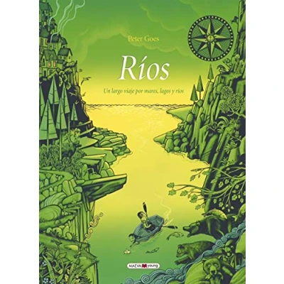 Imagen de Ríos: Un largo viaje por mares, lagos y ríos (Libros para los que aman libros)