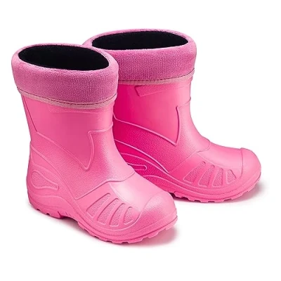 Imagen de ESTRO Botas de Lluvia Niña Agua Niño Forradas con Forro Goma K050 (30 EU, Rosa)