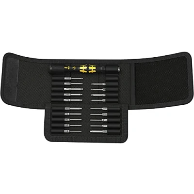 Imagen de WERA 05073671001 Kraftform Kompakt Micro Set ESD/20 Bolso plegable con puntas de 44 mm largo