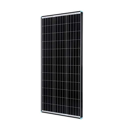 Imagen de RENOGY Panel Solar Monocristalino 100W 12V (Diseño Delgado) Fotovoltaico Ideal Para recargar baterías de autocaravana, jardín, barco, color negro