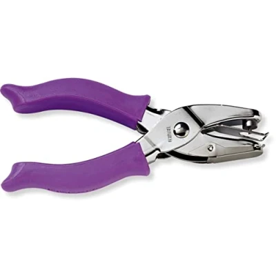 Imagen de Fiskars Perforadora manual, para círculos medianos, diestros y zurdos, 1003817