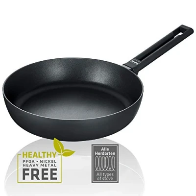 Imagen de Berndes 11325 Alu Induction Sartén honda (24 cm, aluminio), color negro