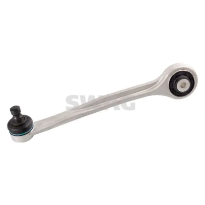 Imagen de SWAG 30 10 2670 Barra oscilante, suspensión de ruedas con apoyo Eje delantero, derecha, arriba, delante Brazo oscilante transversal Aluminio