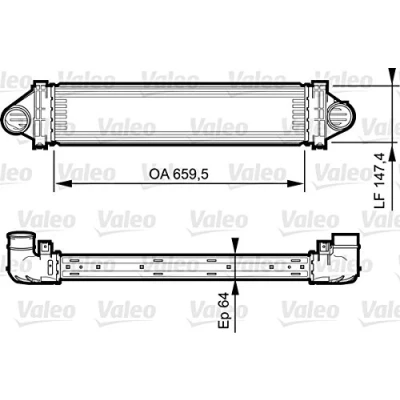 Imagen de VALEO 818240 Intercooler FORD: S Max Mk1, MONDEO 4 Stufenheck