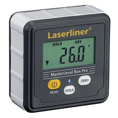 Imagen de Laserliner MasterLevel Box Pro Negro nivel Niveles (Negro, Grado, AAA/LR03, 1.5 V, 0 50 C, 20 70 C)
