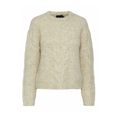 Imagen de Pieces Pcnina LS Oneck NOOS BC Jersey de punto, Mujer, Talla: XXL, Birch