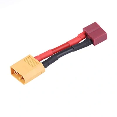 Imagen de RC T Plug Hembra a XT60 Hombre Cable Connector, Deans Style Adaptador de Conector para la Bateria Cargador ESC