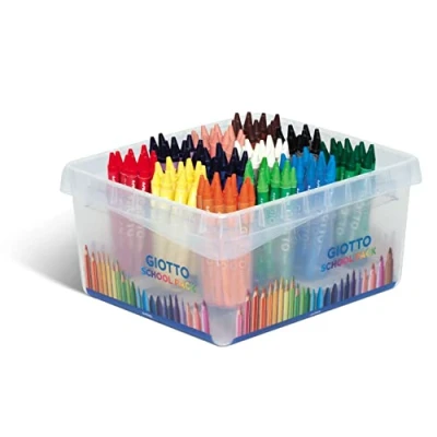 Imagen de Giotto Cera, Súper Lavables, Diámetro 8.5mm, Schoolpack de Plástico, 12 x Colores Surtidos, 144 unidades
