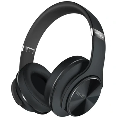 Imagen de DOQAUS Auriculares Inalámbricos Bluetooth,3 Modos EQ/90 Horas de Reproducción/Bluetooth 5.3 Cascos Bluetooth, con Micrófono y 40mm Controlador,para Móviles/TV/PC/Hogar Negro