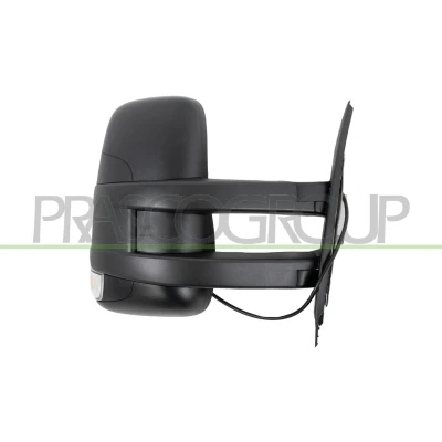 Imagen de Espejo retrovisor Prasco FT9507013 derecha negro brazo largo de espejo, para ajuste manual convexo, no tintado IVECO: Daily 6