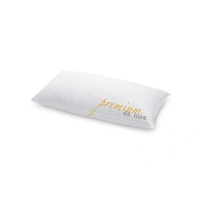 Imagen de Hanskruchen® Premium de Luxe Almohada plumón (50 x 50 cm, fabricada en Alemania, 100% algodón, 3 compartimentos, 1 unidad)