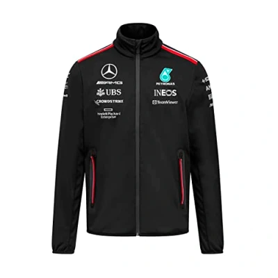 Imagen de Mercedes AMG Petronas Formula One Team Chaqueta softshell del equipo 2023 Negro Talla: S